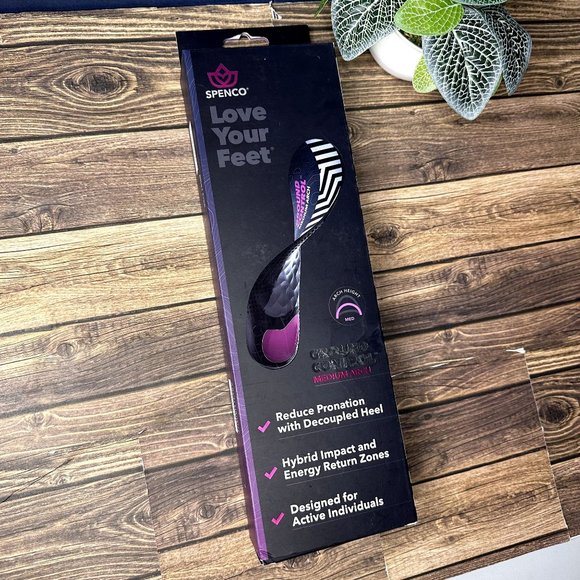 NWT Spenco Love Your Feet Ground Control Medium Arch Insole Size XS (#235813) - Picture 3 of 14